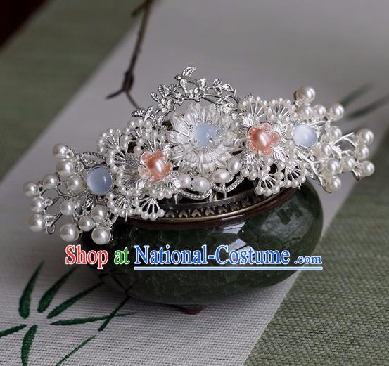 Chinese Traditional Hanfu Hair Accessories Ancient Princess Pine Pearls Hairpins for Women