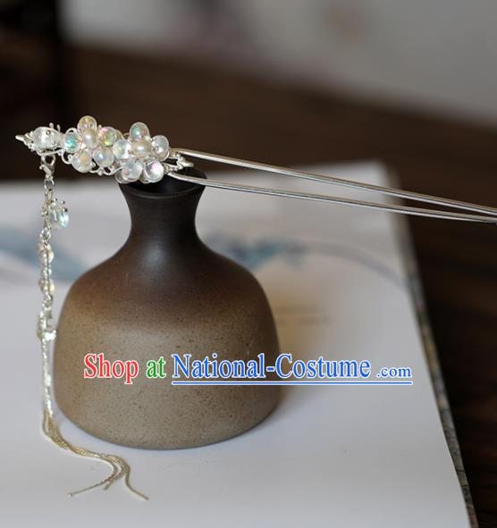 Chinese Ancient Princess Tassel Hairpins Traditional Hanfu Hair Accessories for Women