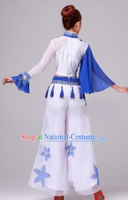 Chinese Traditional Folk Dance Costume Fan Dance Stage Performance Clothing for Women