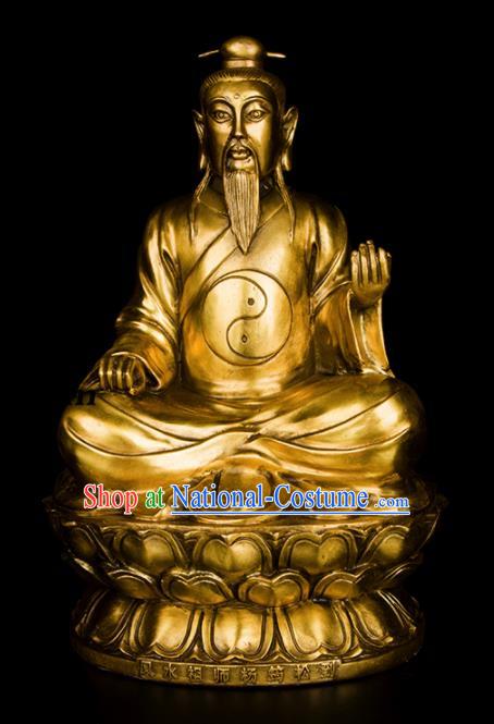 Chinese Traditional Feng Shui Items Bagua Decoration Brass Statue