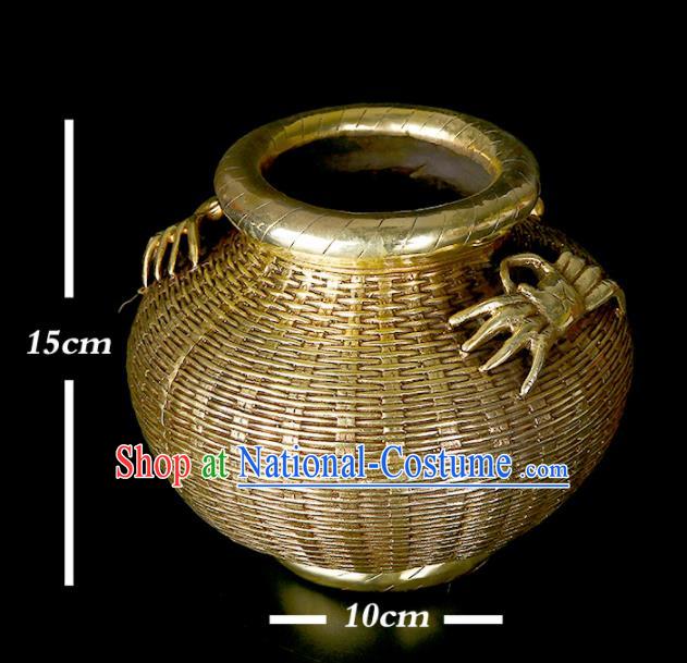 Chinese Traditional Feng Shui Items Taoism Bagua Brass Creel Decoration