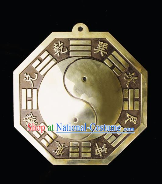 Chinese Traditional Feng Shui Items Taoism Eight Diagrams Bronze Mirror Bagua Decoration