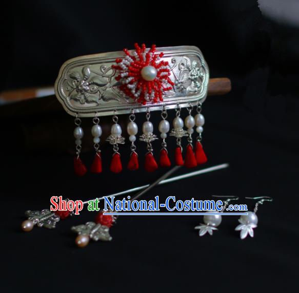 Traditional Chinese Hanfu Palace Hair Crown Hair Accessories Ancient Imperial Consort Hairpins for Women