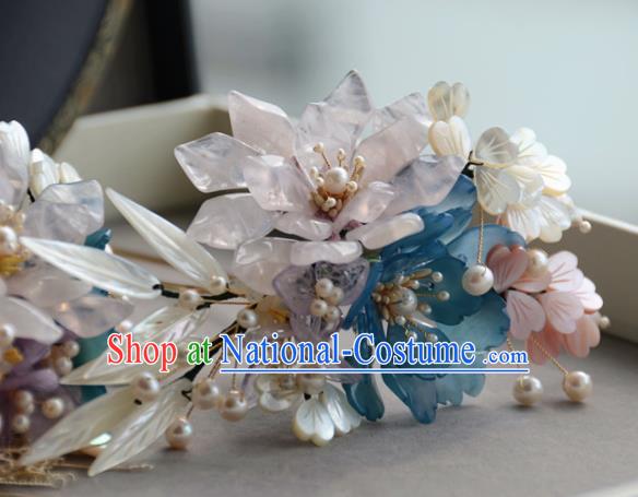 Traditional Chinese Hanfu Bamboo Leaf Hair Clip Hair Accessories Ancient Princess Hairpins for Women