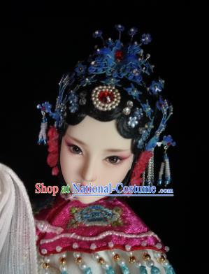 Chinese Ancient Beijing Opera Imperial Consort Headwear Traditional Palace Hair Accessories for Women