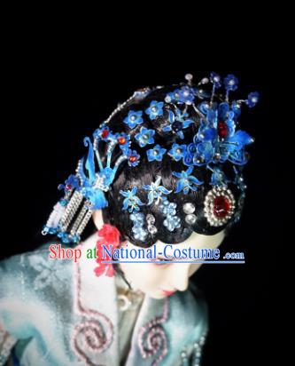 Chinese Ancient Beijing Opera Imperial Consort Headwear Traditional Palace Hair Accessories for Women