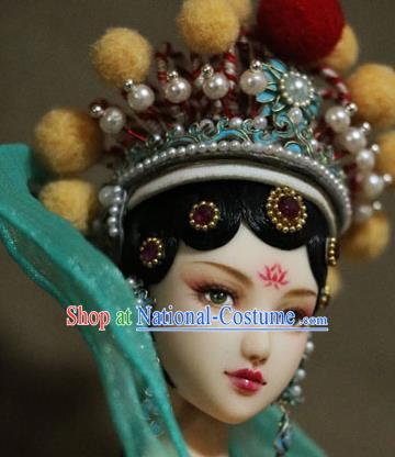 Chinese Ancient Beijing Opera Empress Phoenix Coronet Headwear Hairpins Traditional Palace Hair Accessories for Women