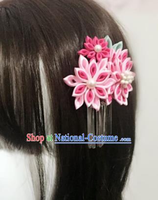 Japanese Traditional Geisha Tassel Hairpins Japan Handmade Kimono Hair Accessories for Women