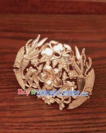 Traditional Chinese Ming Dynasty Queen Hairpins Handmade Ancient Palace Hair Accessories for Women