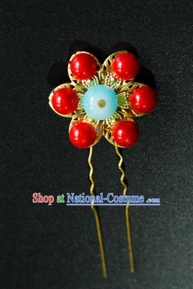 Traditional Chinese Wedding Hanfu Hairpins Handmade Ancient Bride Hair Accessories for Women