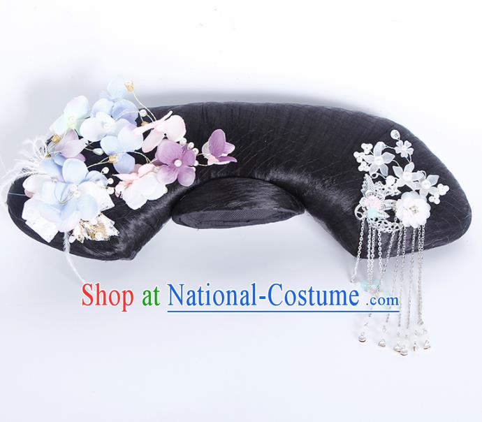 Traditional Chinese Handmade Hairpins Ancient Qing Dynasty Princess Hair Accessories for Women