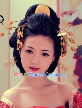 Handmade Chinese Palace Princess Tassel Hairpins Ancient Traditional Hanfu Hair Accessories for Women