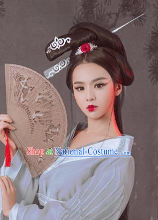 Handmade Chinese Palace Hair Clips Princess Hairpins Ancient Traditional Hanfu Hair Accessories for Women