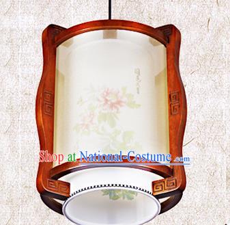 Chinese Traditional Ceiling Wood Carving Palace Lantern Handmade New Year Lanterns Hanging Lamp