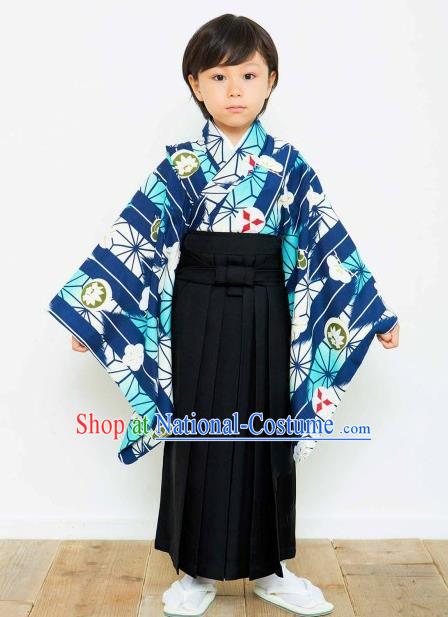 Japanese Traditional Handmade Haori Kimono Asian Japan Boys Yukata Costume for Kids