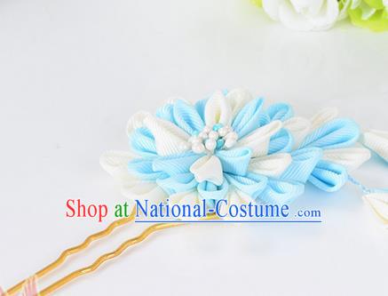 Japanese Traditional Kimono Hairpins Handmade Japan Geisha Hair Accessories for Women