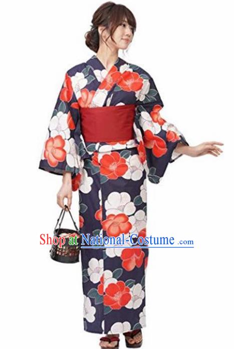 Traditional Japanese Classical Formal Kimono Asian Japan Costume Geisha Yukata Dress for Women