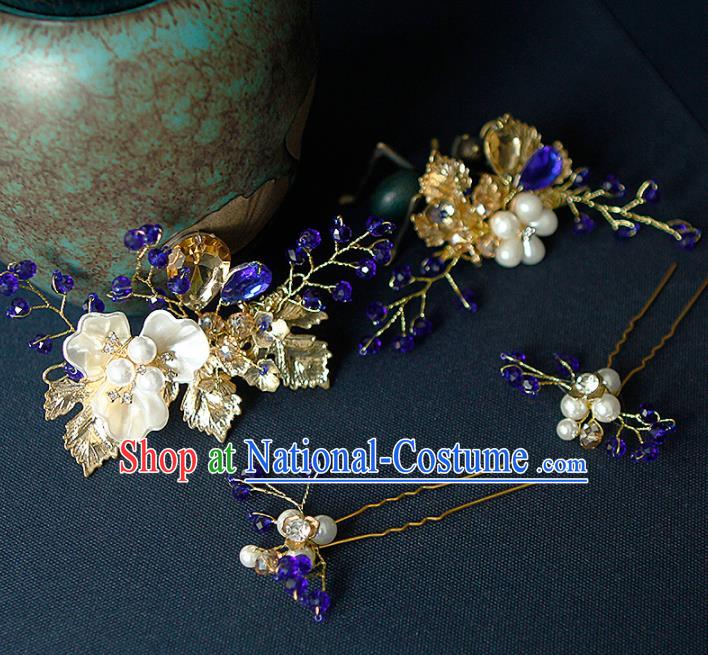 China Ancient Princess Hair Claw Hairpins Chinese Traditional Hanfu Hair Accessories for Women