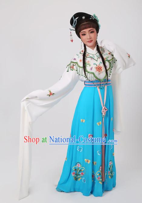 Chinese Traditional Peking Opera Princess Dress Ancient Palace Lady Embroidered Costume for Women