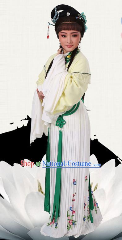 Chinese Traditional Peking Opera Princess Dress Ancient Palace Lady Embroidered Costume for Women