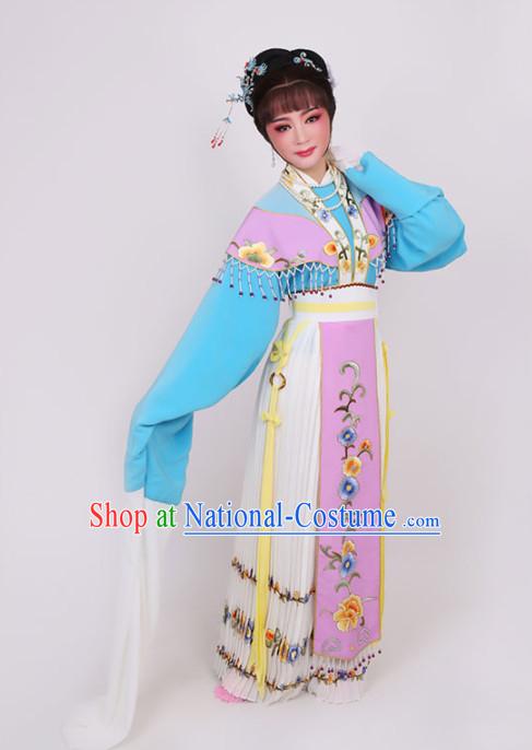 Chinese Traditional Peking Opera Diva Dress Ancient Imperial Empress Embroidered Costume for Women