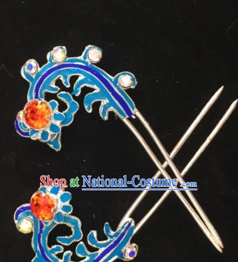 Chinese Ancient Princess Phoenix Hairpins Hair Clip Traditional Beijing Opera Diva Headwear Hair Accessories for Adults