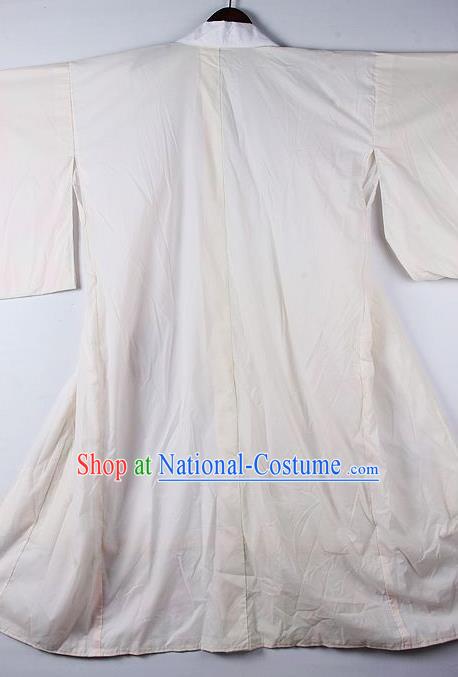 Japanese Traditional Ceremony Costume Shiromuku White Furisode Kimono Asian Japan National Yukata Dress for Women