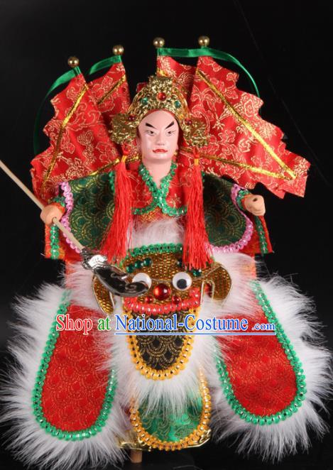 Traditional Chinese Handmade Takefu Puppet Marionette Puppets String Puppet Wooden Image Arts Collectibles