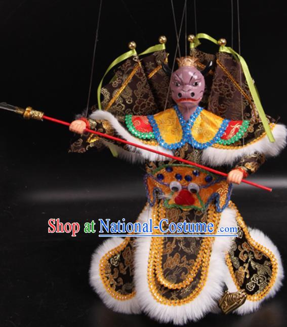 Traditional Chinese Handmade Bull Demon King Puppet Marionette Puppets String Puppet Wooden Image Arts Collectibles