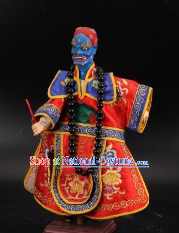 Traditional Chinese Handmade Kuixing Puppet Marionette Puppets String Puppet Wooden Image Arts Collectibles