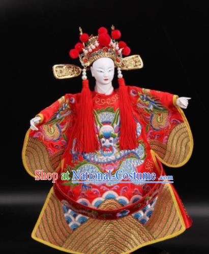 Traditional Chinese Handmade Number One Scholar Puppet Marionette Puppets String Puppet Wooden Image Arts Collectibles