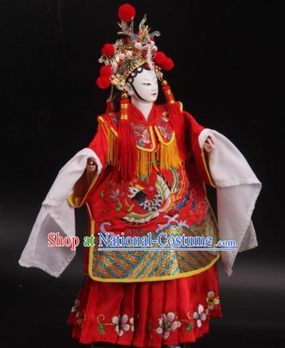 Traditional Chinese Princess Marionette Puppets Handmade Puppet String Puppet Wooden Image Arts Collectibles