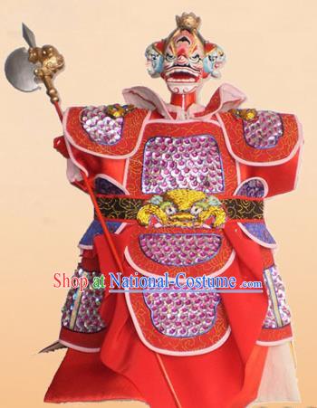 Chinese Traditional Beijing Opera Takefu Marionette Puppets Handmade Puppet String Puppet Wooden Image Arts Collectibles