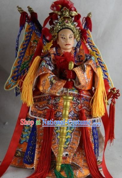 Traditional Chinese Heavenly King Marionette Puppets Handmade Puppet String Puppet Wooden Image Arts Collectibles