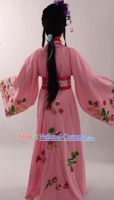 Traditional Chinese Peking Opera Diva Pink Dress Ancient Court Princess Costume for Women