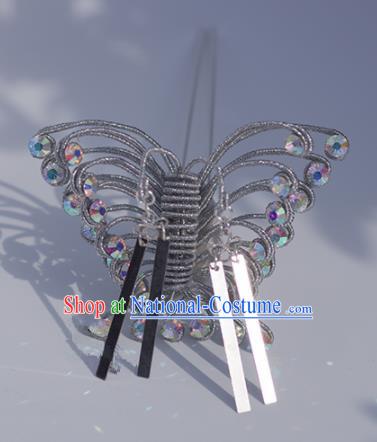 Japanese Geisha Kimono Butterfly Hairpins Traditional Yamato Hair Accessories for Women