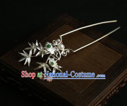 Chinese Ancient Princess Bamboo Hairpins Traditional Hanfu Hair Clip Hair Accessories for Women