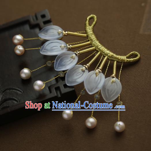 Chinese Ancient Princess Golden Tassel Hairpins Traditional Hanfu Hair Clip Hair Accessories for Women