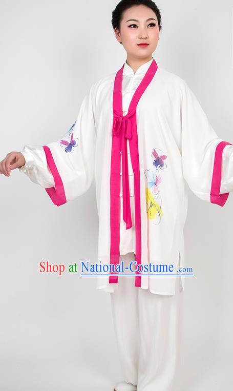 Chinese Traditional Martial Arts Printing Costume Best Kung Fu Competition Tai Chi Training Clothing for Women