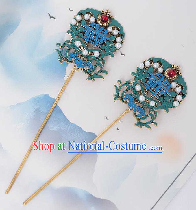 Top Chinese Traditional Palace Hair Clip Handmade Hanfu Hairpins Hair Accessories for Women