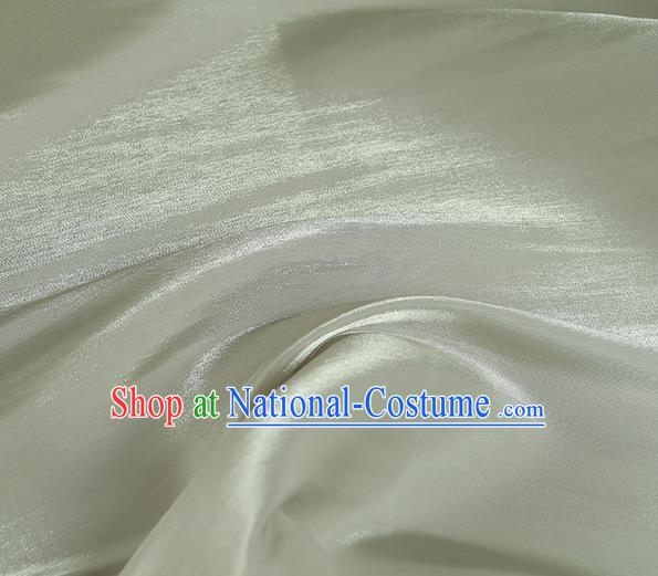 Chinese Traditional Classical Pattern Design Light Green Imitated Silk Fabric Asian China Cheongsam Silk Material