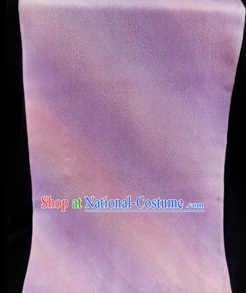 Chinese Traditional Classical Pattern Design Lilac Silk Fabric Asian China Cheongsam Silk Material