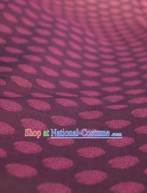 Chinese Traditional Pattern Design Amaranth Silk Fabric Asian China Hanfu Mulberry Silk Material