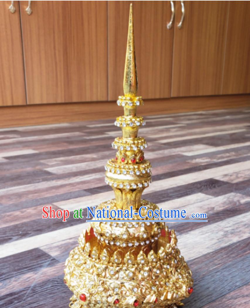 Traditional Thailand Tower Crown Handmade Thai Hat