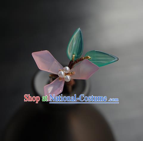 Chinese Classical Cheongsam Flowers Hair Clip Hair Accessories Handmade Ancient Hanfu Hairpin for Women