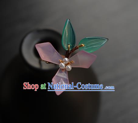 Chinese Classical Cheongsam Flowers Hair Clip Hair Accessories Handmade Ancient Hanfu Hairpin for Women