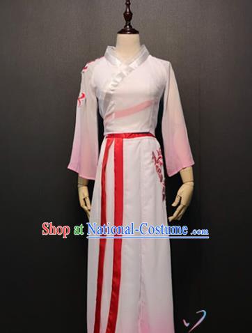 Chinese Fan Dance Clothing Traditional Classical Dance Dress Stage Performance Costume