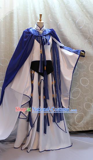 Cosplay Noble Childe Shi Jiuru Costumes Custom China Ancient Swordsman Clothing