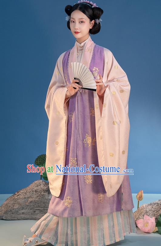 China Ancient Princess Costumes Traditional Nobility Women Clothing Ming Dynasty Court Hanfu Dress