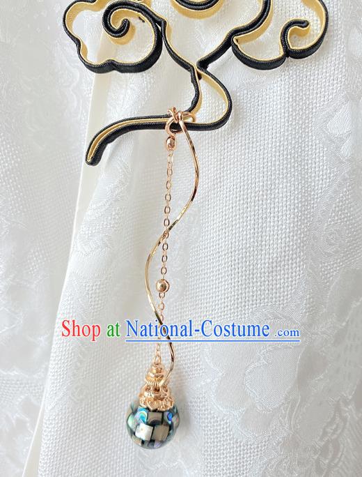 China Traditional Tassel Pendant Cheongsam Accessories Classical Silk Cloud Brooch